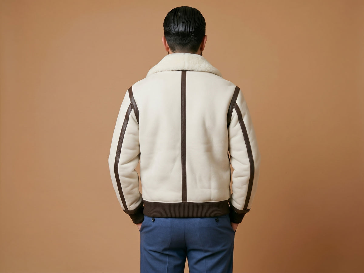 Aviatore Shearling montone Merinos "Alaska"