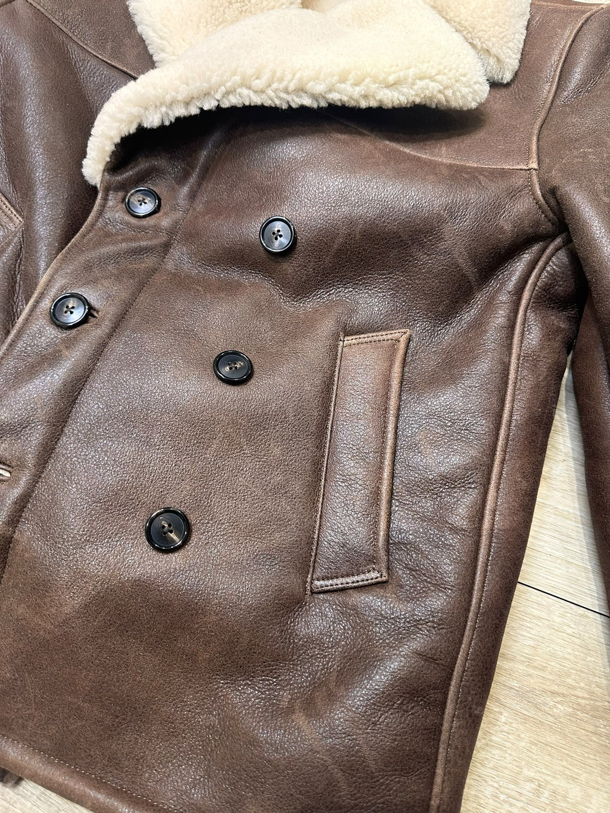 Giacca Aviatore Shearling Peacoat /Caban "Tesei"