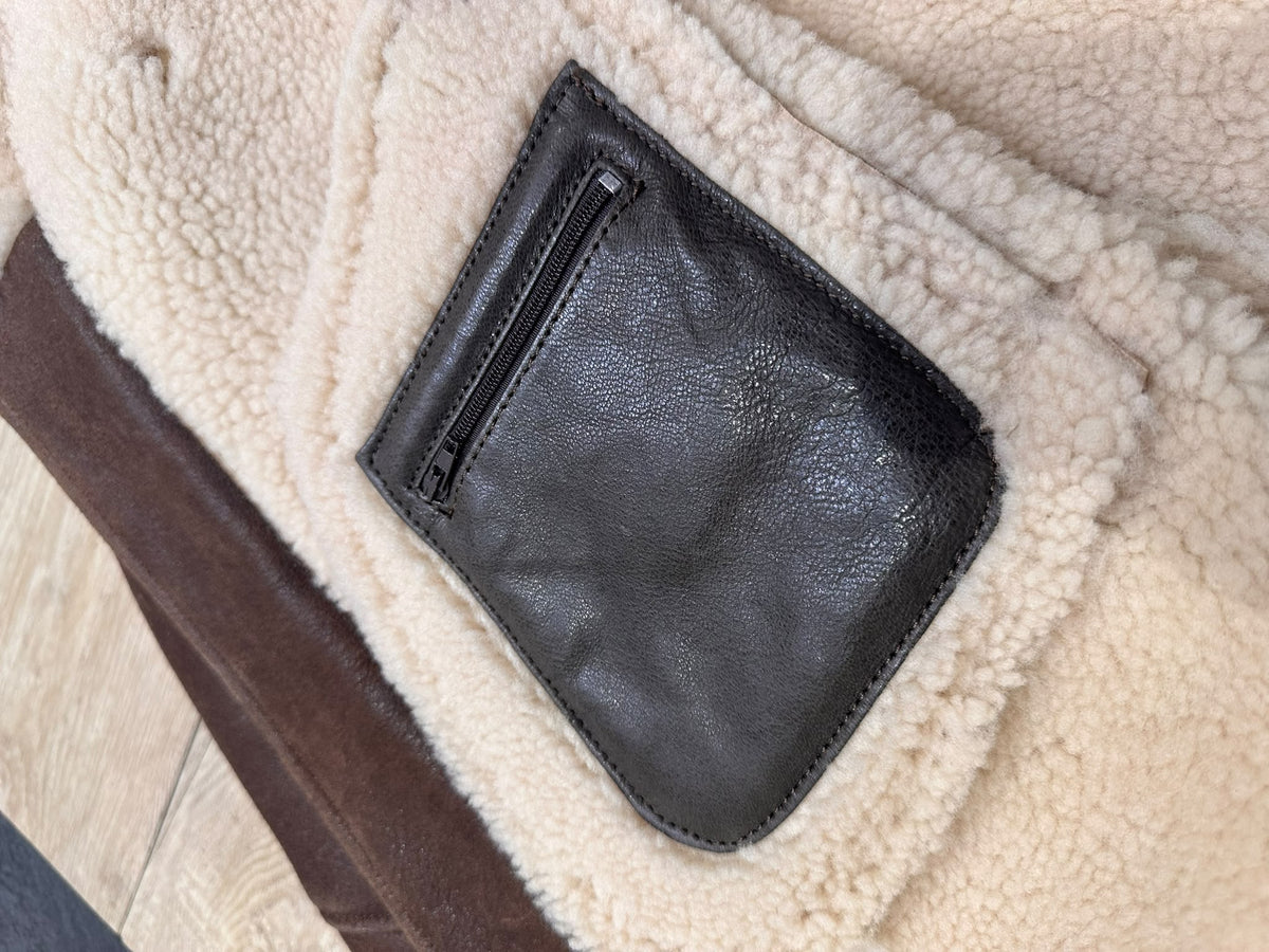 Giacca Aviatore Shearling Peacoat /Caban "Tesei"