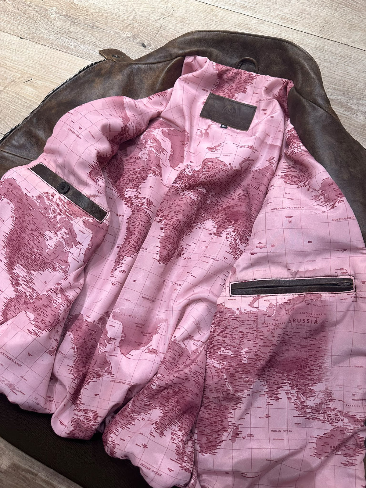 Giacca Aviatore Vintage in Pelle Nappa Luxury "Brera 2"