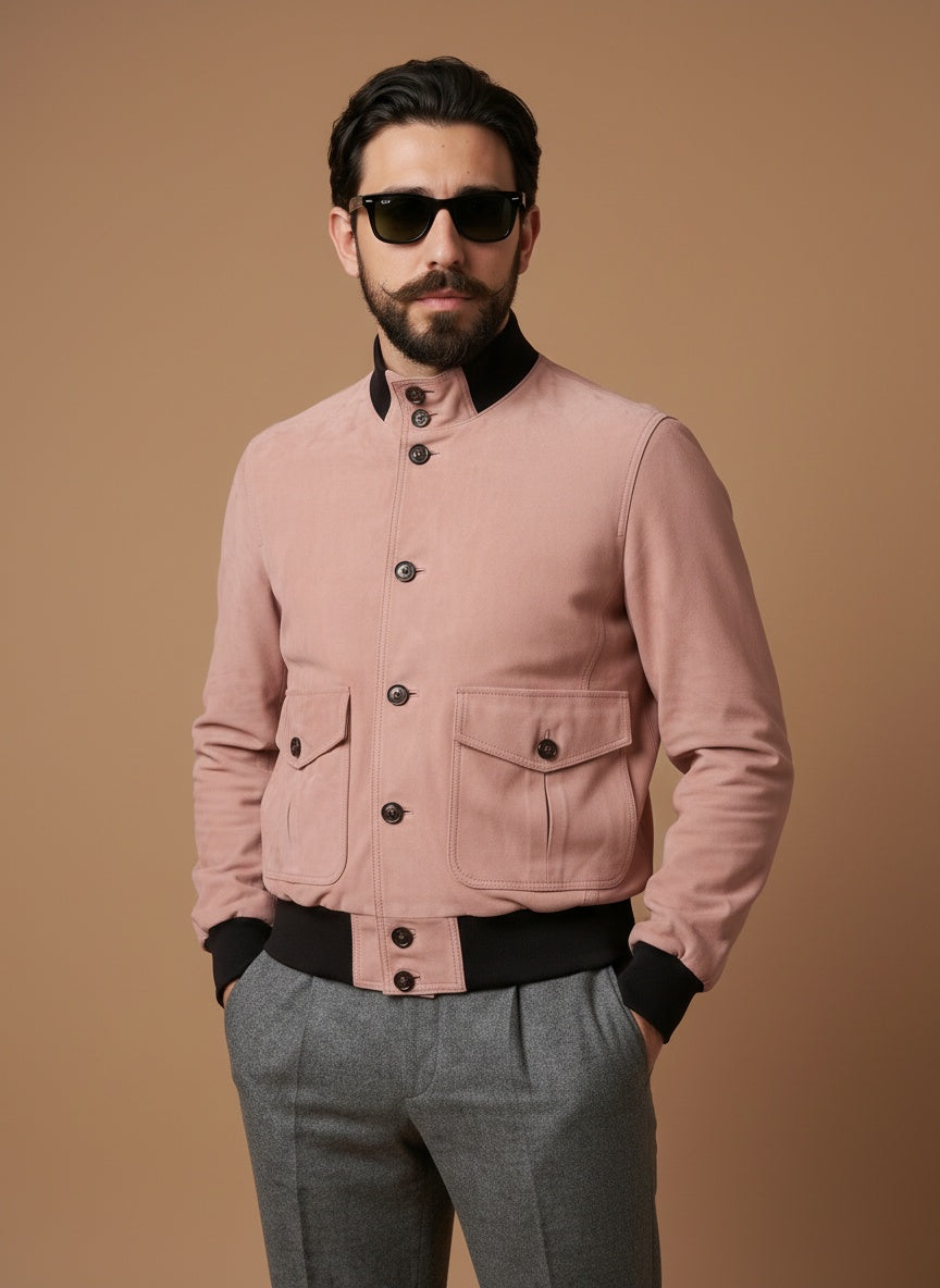 bomber rosa
